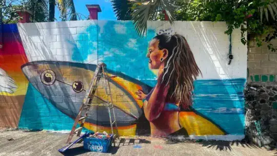 murales artísticos en El Paredón