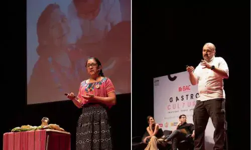 Cocinera ancestral Esmeralda Pojoy y chef Eduardo Gonzalez Gastro Cultura 2025