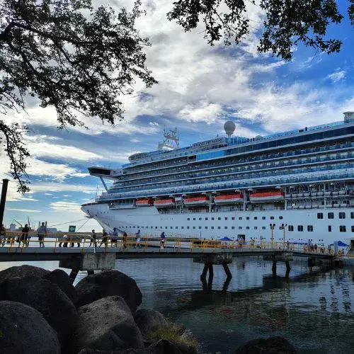 Crucero Grand Princess llegó por primera vez a Puerto Quetzal