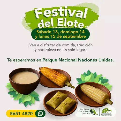 El Festival del Elote 2025 en Parque Naciones Unidas