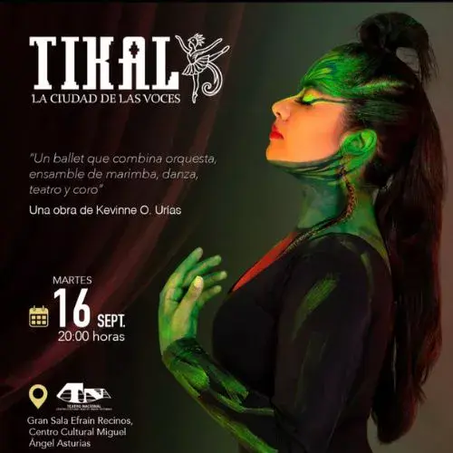 El Show «Tikal La Ciudad de las Voces» en Guatemala