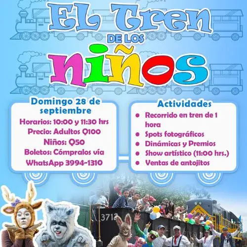 El Tren de los Niños 2025 en Museo del Ferrocarril Guate