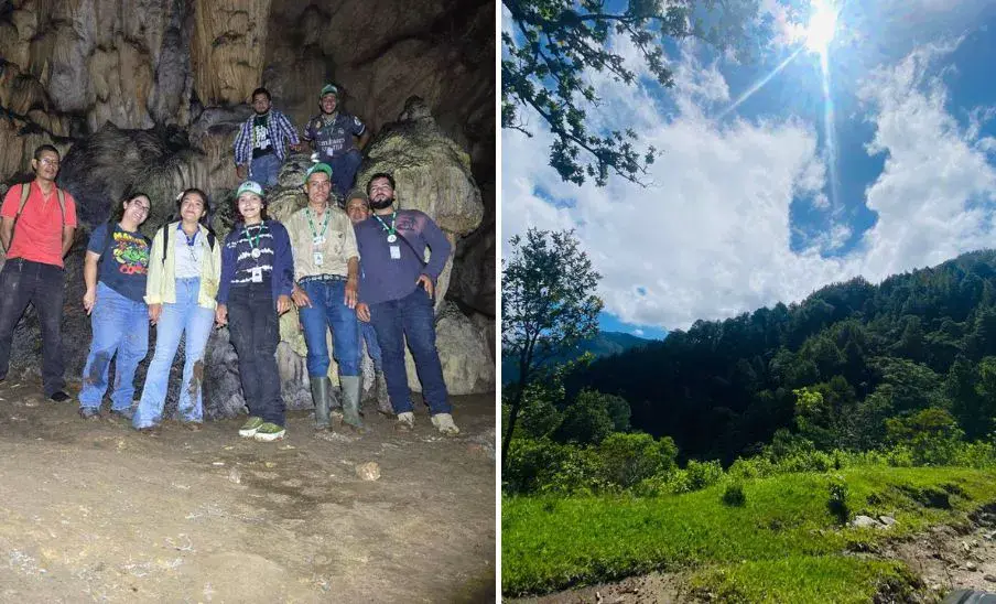 Grutas de San Rafael, atractivo natural de Concepción Las Minas