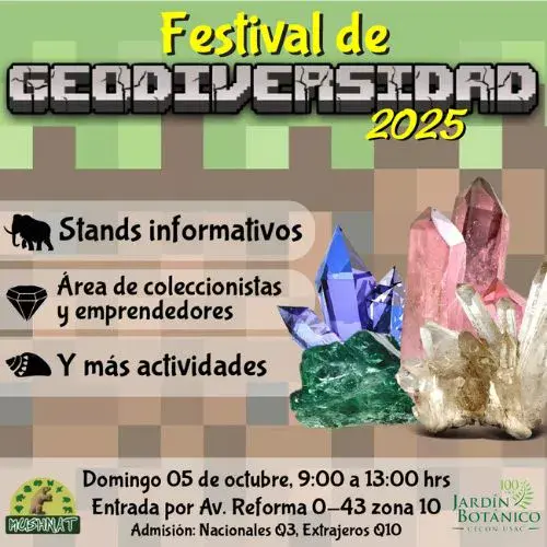 Nuevo Festival de la Geodiversidad 2025 en Guatemala