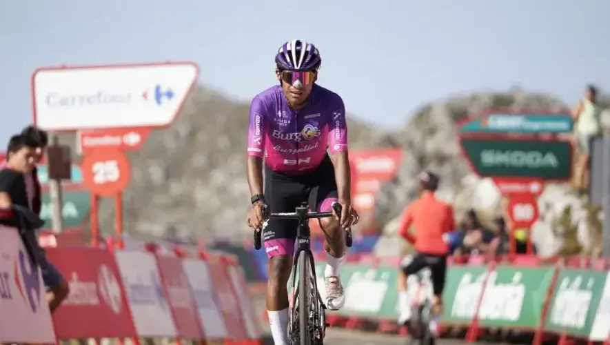 Participación de Sergio Chumil en la Vuelta España 2025