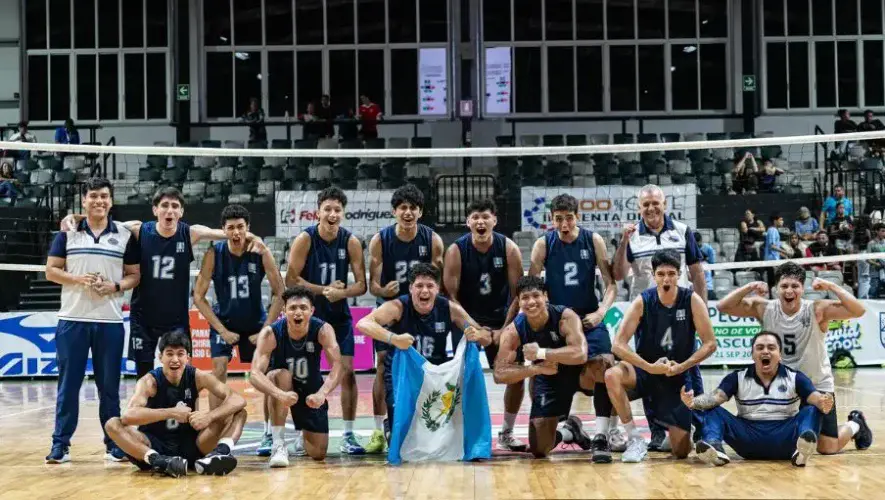 Selección Nacional Masculina de Voleibol U23 de Guatemala se coronó campeona del Centroamericano 2025