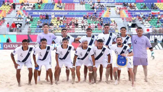 Selección de fútbol playa de Guatemala se ubicó en el top 20 del ranking mundial