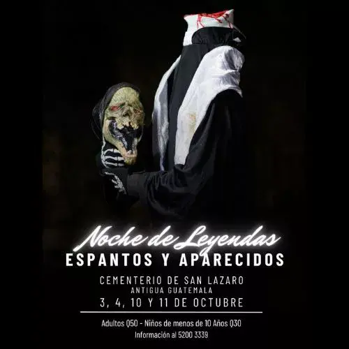 Una Noche de Leyendas 2025 en cementerio San Lázaro