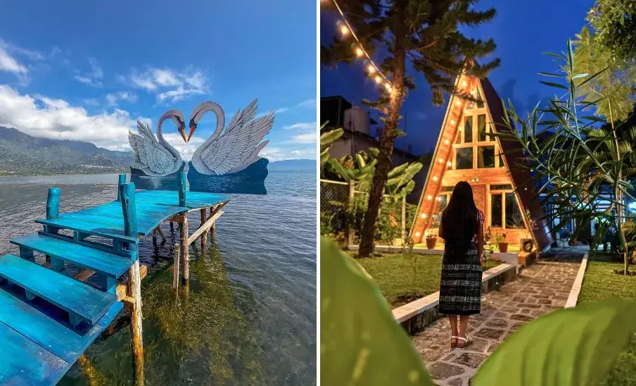 Casa Tzikaab', un hospedaje colorido con cabañas y muelle en San Juan La Laguna