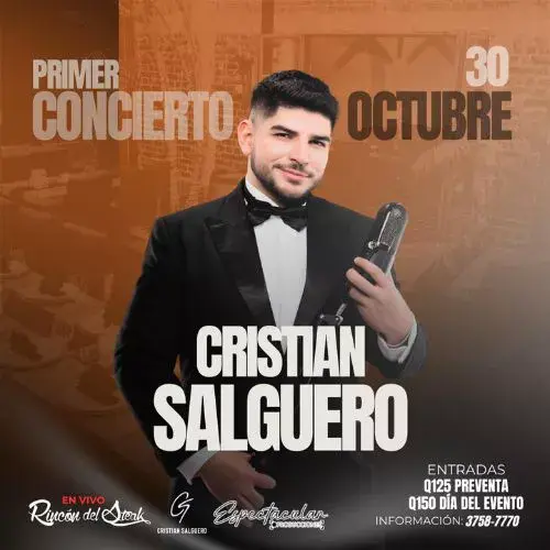 El Concierto de Cristian Salguero en Guatemala 2025