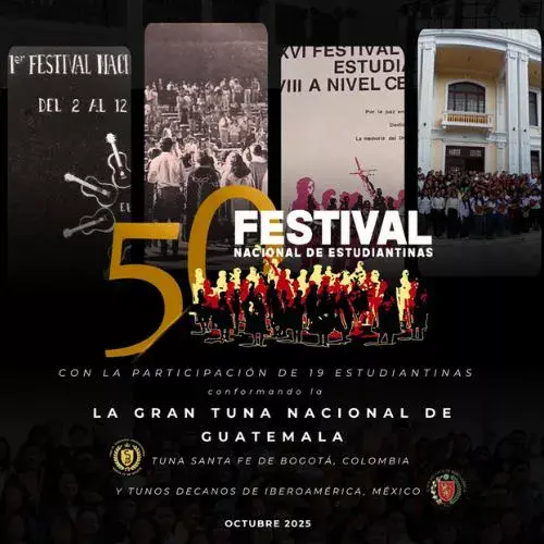 El Festival Nacional de Estudiantinas 2025 en Guatemala