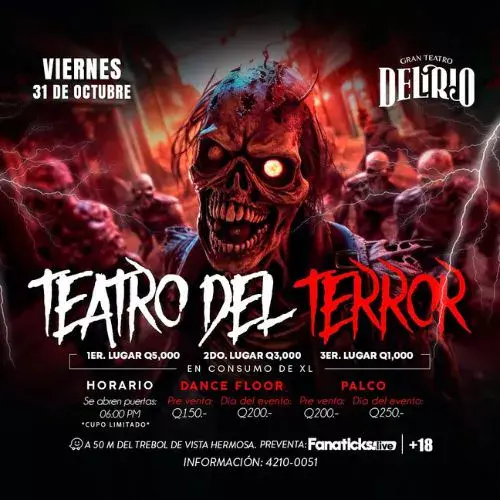 El Teatro del Terror 2025 en Gran Teatro Delirio