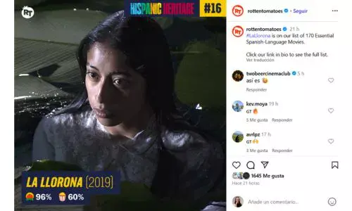 La Llorona de Jayro Bustamante en top 16 de ranking de Rotten Tomatoes