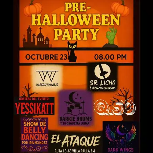 La Pre-Halloween Party en El Ataque
