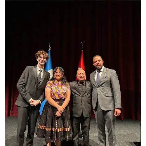 Los guatemaltecos Yahaira Tubac y Roberto Pérez en conciertos en Turquía