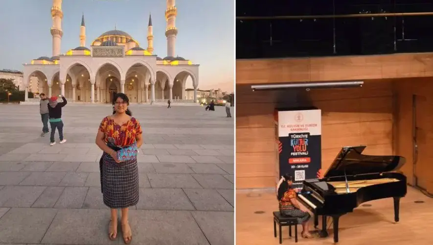 Pianistas guatemaltecos Yahaira Tubac y Roberto Pérez en Turquía
