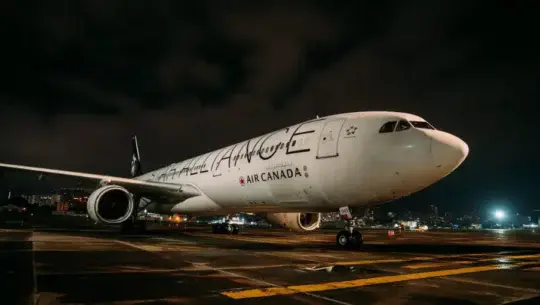primer vuelo de Air Canada a Guatemala