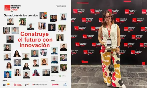 Ana Aquino en MIT Innovators Under 35 LATAM de 2025