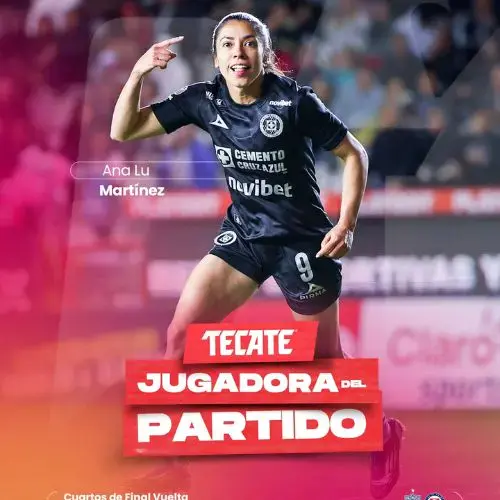 Ana Lucía Martínez Jugadora del Partido Liga MX FEMENIL 2025