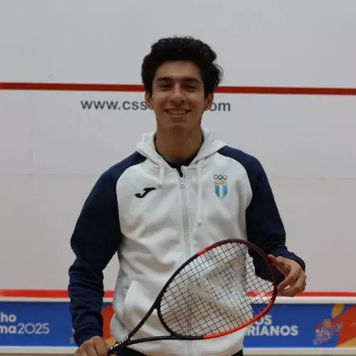 Atleta Alejandro Enríquez ganó el oro en Juegos Bolivarianos 2025 en Squash