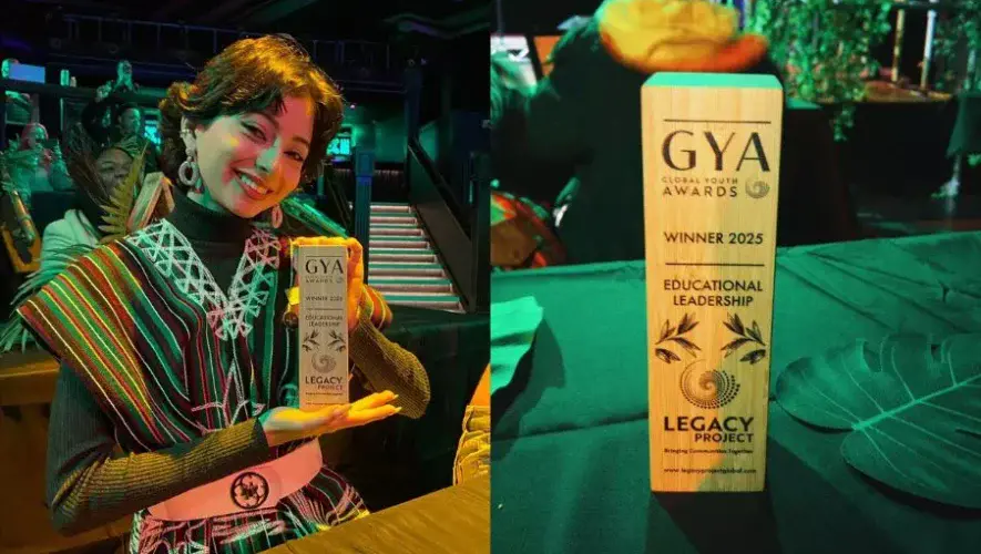 Camila Novales ganó premio en los Global Youth Awards 2025