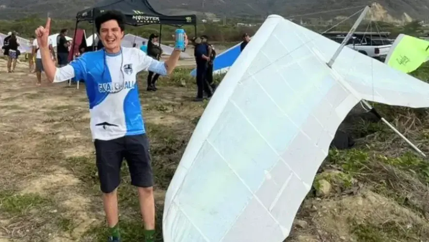 Canoa Open 2025 El guatemalteco Mynor Diez obtuvo el subcampeonato de vuelo libre en Ecuador