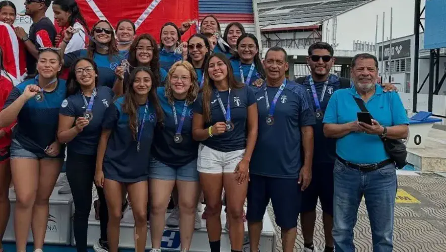Copa Germán Marín Mora 2025 La selección femenina de Waterpolo de Guatemala ganó la medalla de bronce