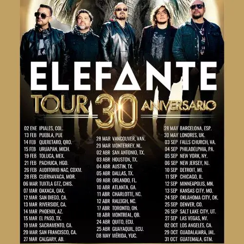 El Concierto de Elefante en Guatemala 2026