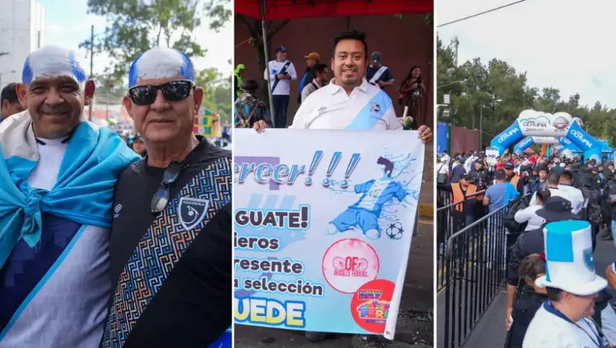 El ambiente en El Trébol previo al partido Guatemala vs Panamá, hoy 13 de noviembre