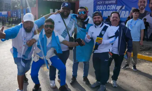El ambiente en El Trébol previo partido Guatemala vs Panamá