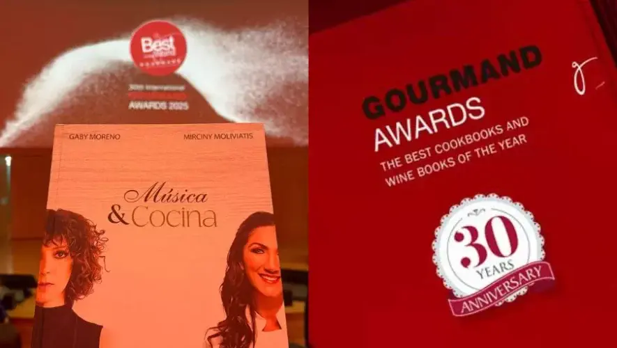 El libro «Música y Cocina» ganó en el Gourmand World Cookbook Awards 2025