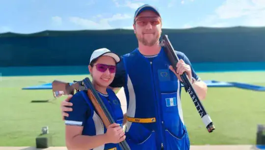 Emily Padilla y Diego Bermúdez ganaron la medalla de oro en los Juegos Bolivarianos 2025