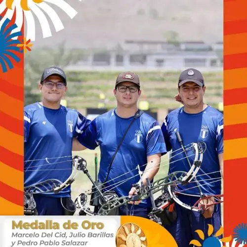 Equipo compuesto de Guatemala ganó la medalla de oro en los Juegos Bolivarinos 2025