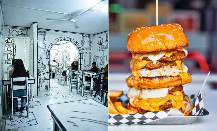 Goliat Burger, el restaurante 3D de hamburguesas que puedes encontrar en Ciudad de Guatemala