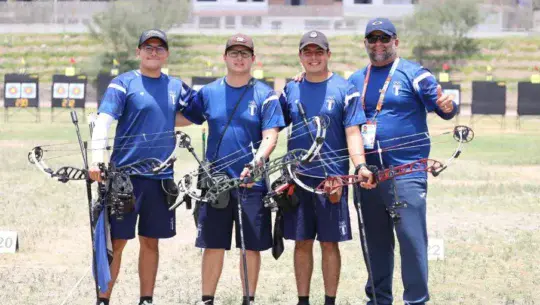 Guatemala alcanzó el oro en arco compuesto masculino en los Juegos Bolivarianos 2025