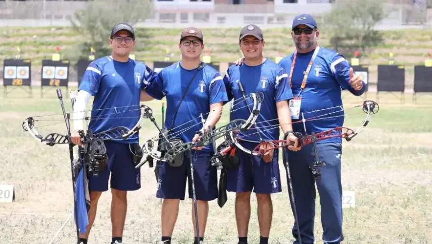 Guatemala alcanzó el oro en arco compuesto masculino en los Juegos Bolivarianos 2025
