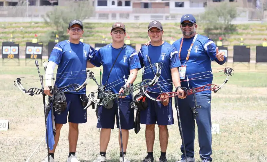 Guatemala alcanzó el oro en arco compuesto masculino en los Juegos Bolivarianos 2025