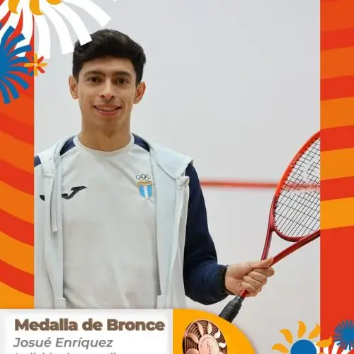 Medalla de bronce en Squash Juegos Bolivarianos 2025