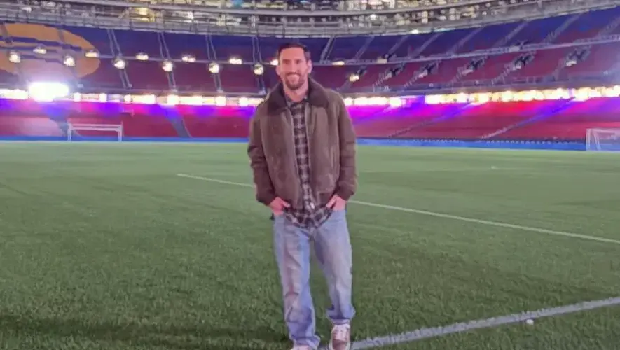 Messi visitó el remodelado Camp Nou y habló sobre su deseo de volver a Barcelona, noviembre 2025