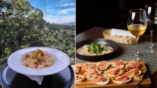 Nuska, un restaurante con vistas panorámicas al bosque en Ciudad de Guatemala