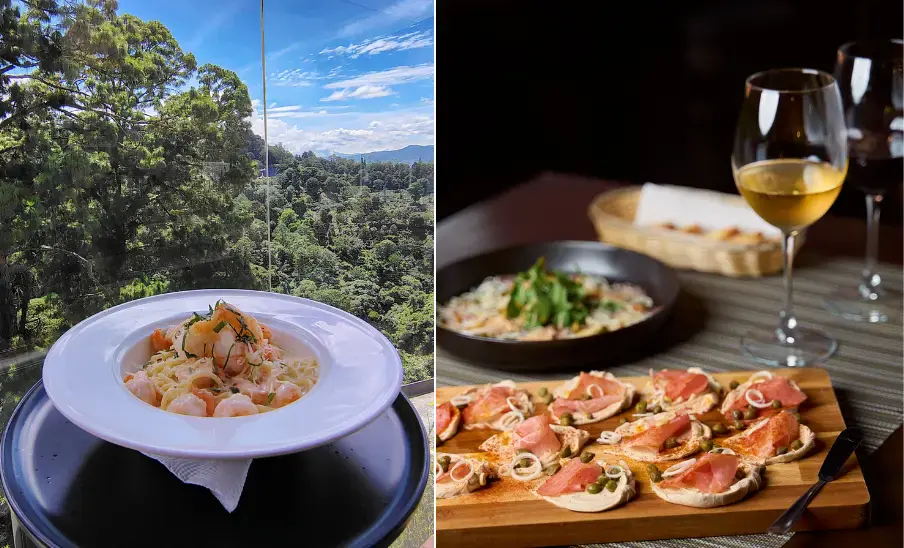 Nuska, un restaurante con vistas panorámicas al bosque en Ciudad de Guatemala