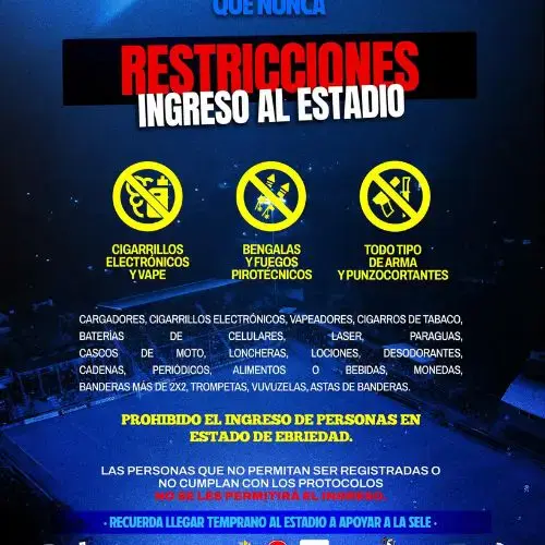 RESTRICCIONES para el Guatemala vs Panamá 2025