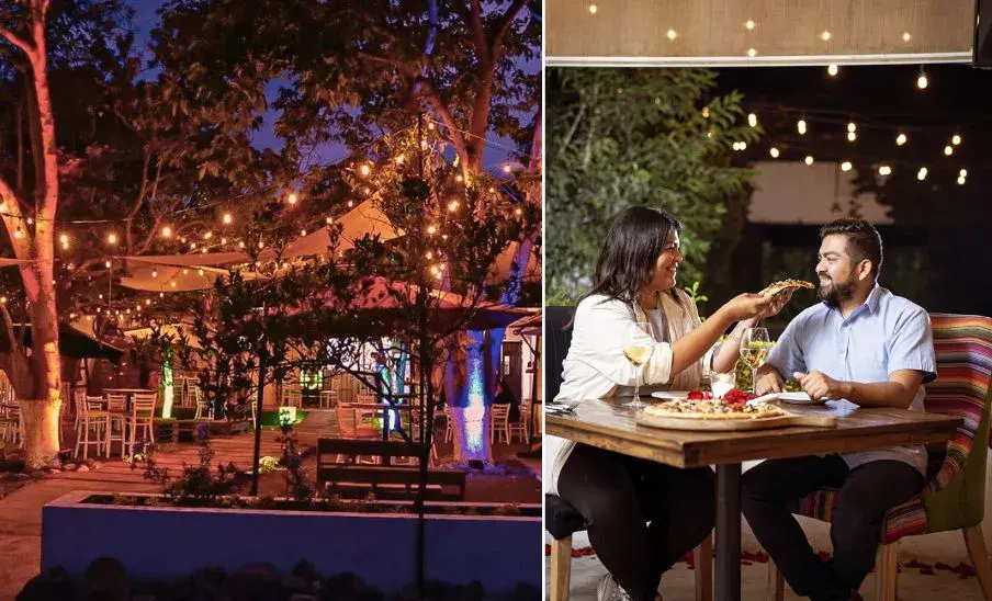 Pedacitos de Antojo, un restaurante en Antigua Guatemala con áreas verdes y jardines