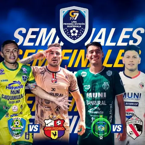 Semifinales de la Primera División del fútbol guatemalteco: horarios, sedes y equipos clasificados del Torneo Apertura 2025
