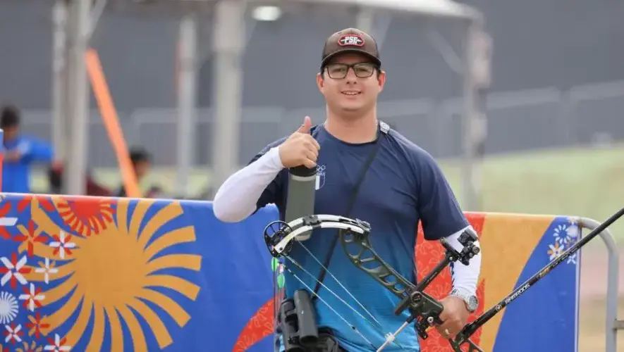Tiro con Arco Julio Barillas alzó el oro para Guatemala en los Juegos Bolivarianos 2025