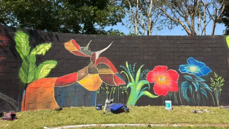 murales artísticos en Santo Domingo Suchitepéquez