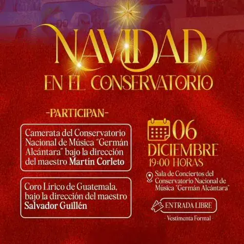 Academia Artes Exactas presentará Navidad en el Conservatorio 2025