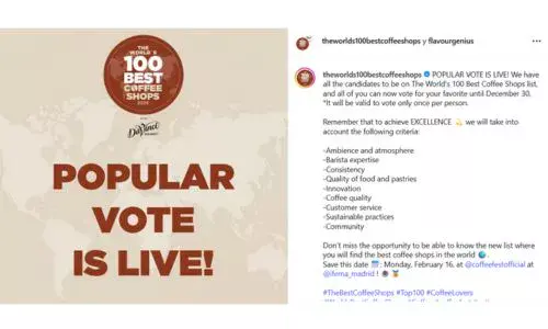 Cafeterías de Guatemala en The World's 100 Best Coffee Shops 2026