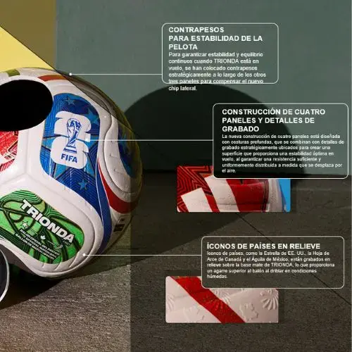 Conoce todo sobre Trionda, el balón oficial del mundial 2026