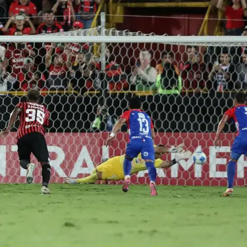 Darío Silva en la final ida de la Copa Centroamericana 2025